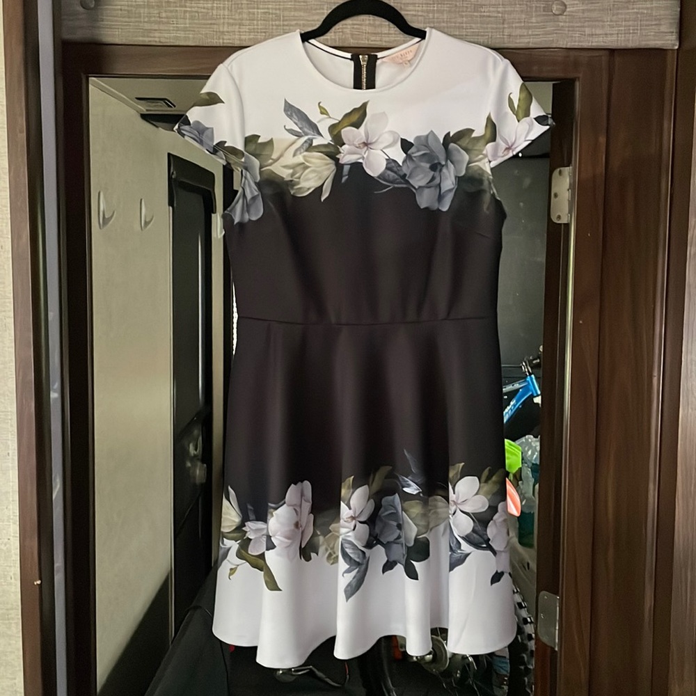 Ted Baker - Floral Dress - Size 12 (Ted 4)